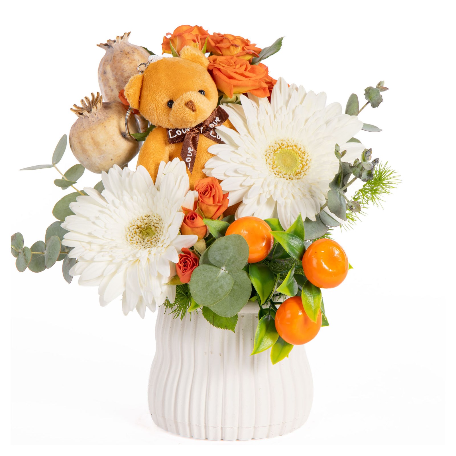 Teddy Marmalade Gerbera ve Güller
