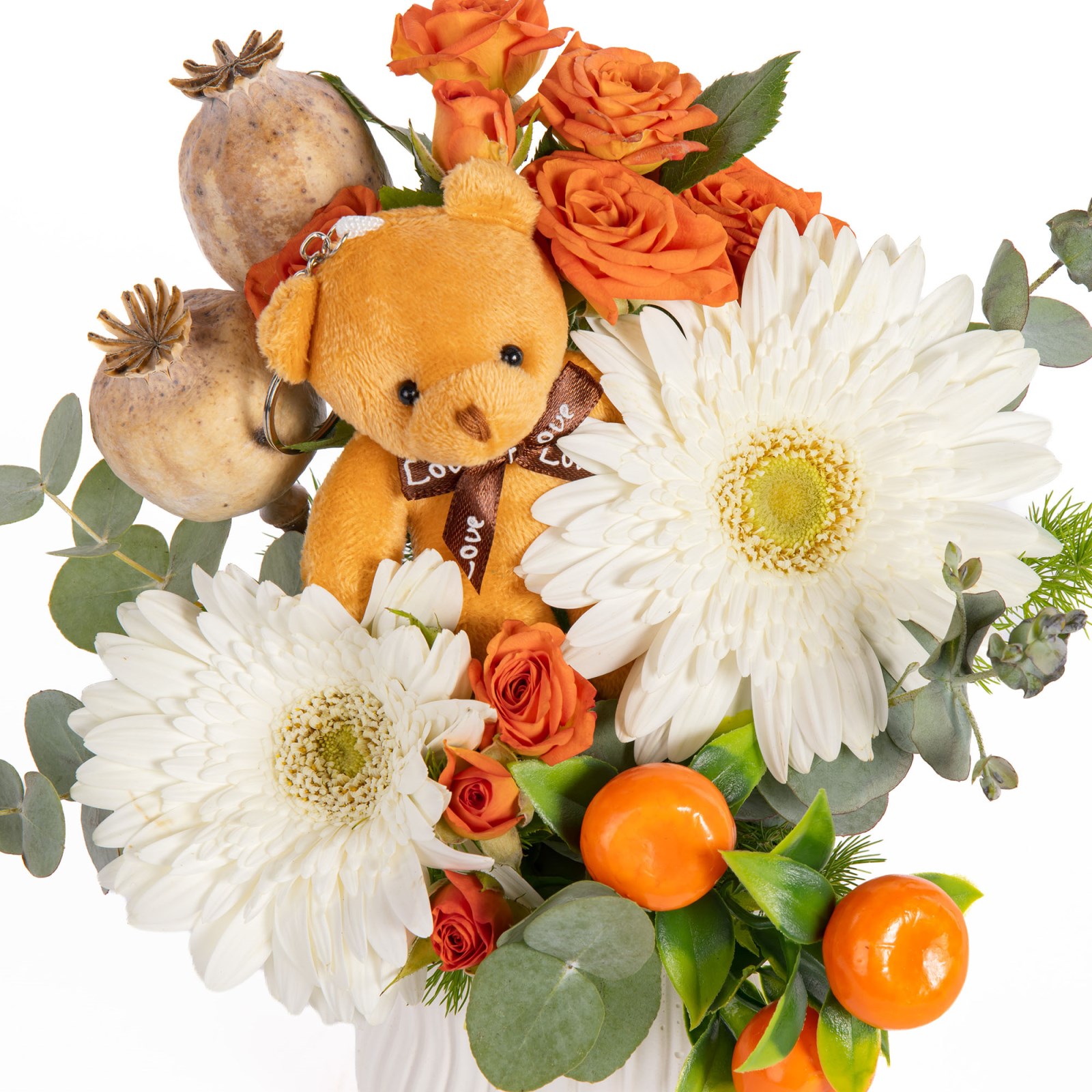 Teddy Marmalade Gerbera ve Güller