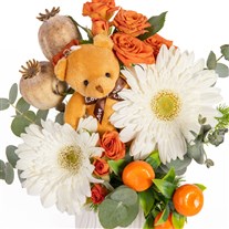 Teddy Marmalade Gerbera ve Güller