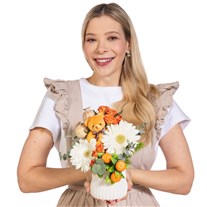Teddy Marmalade Gerbera ve Güller