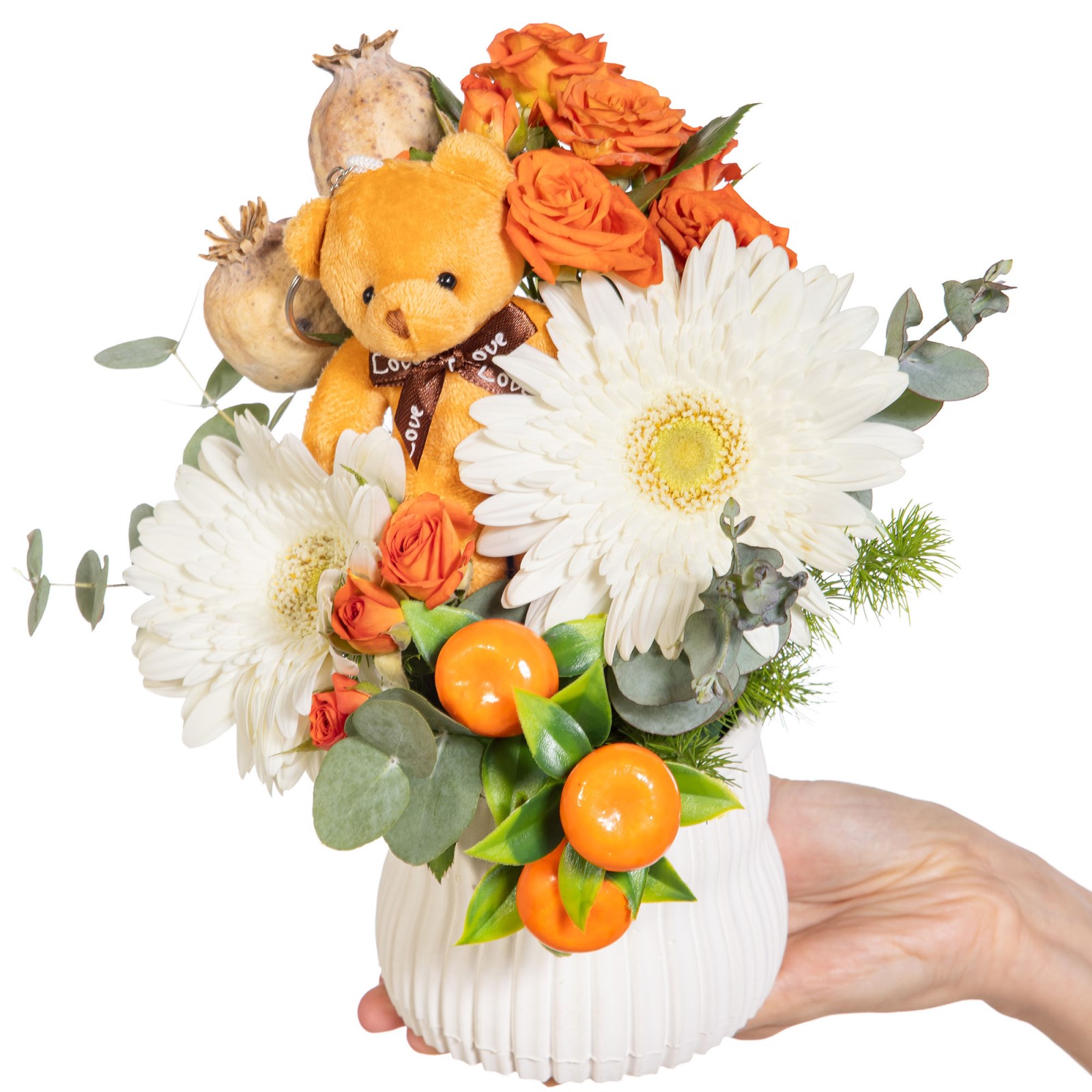 Teddy Marmalade Gerbera ve Güller