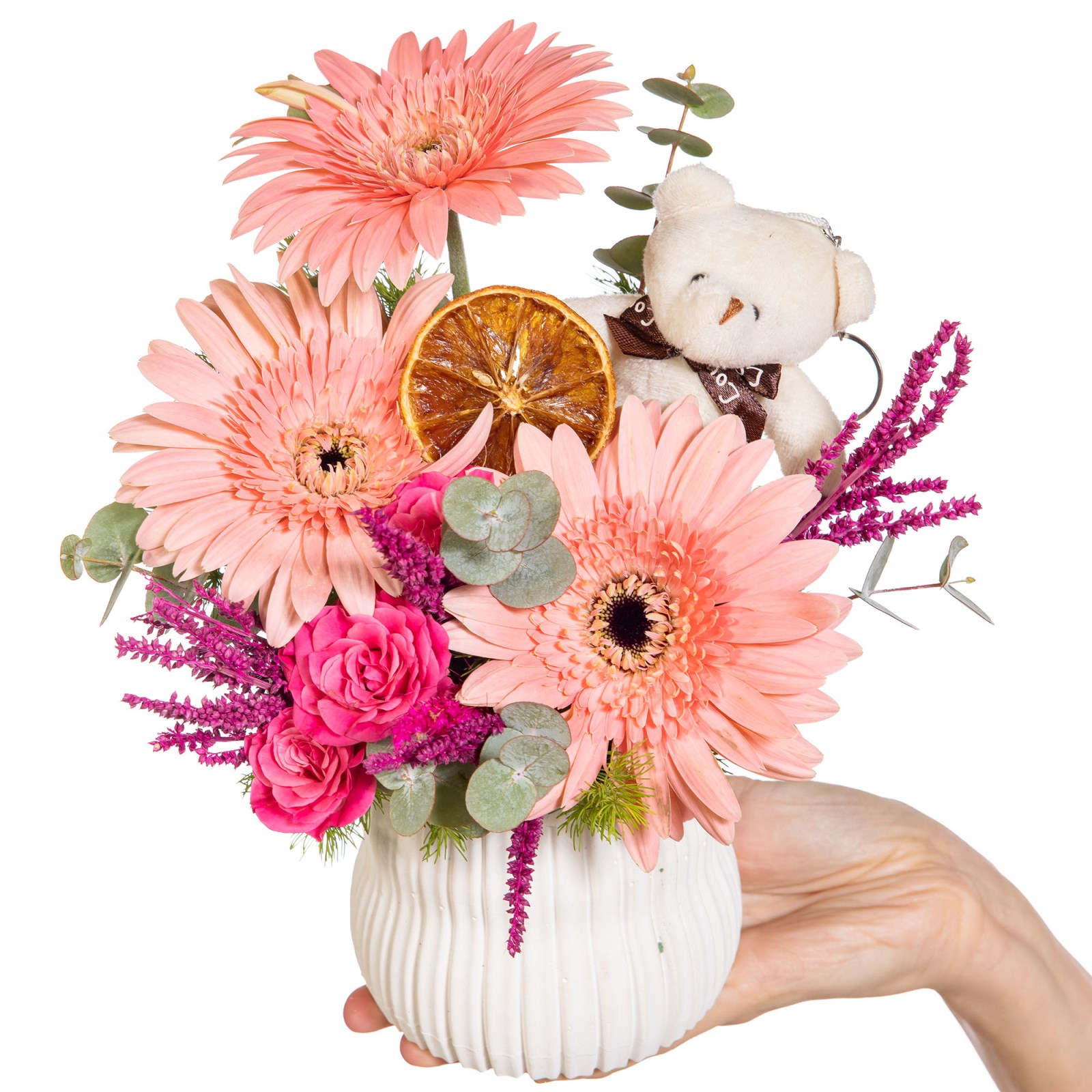 Peach Sweetheart Gerbera Neşesi