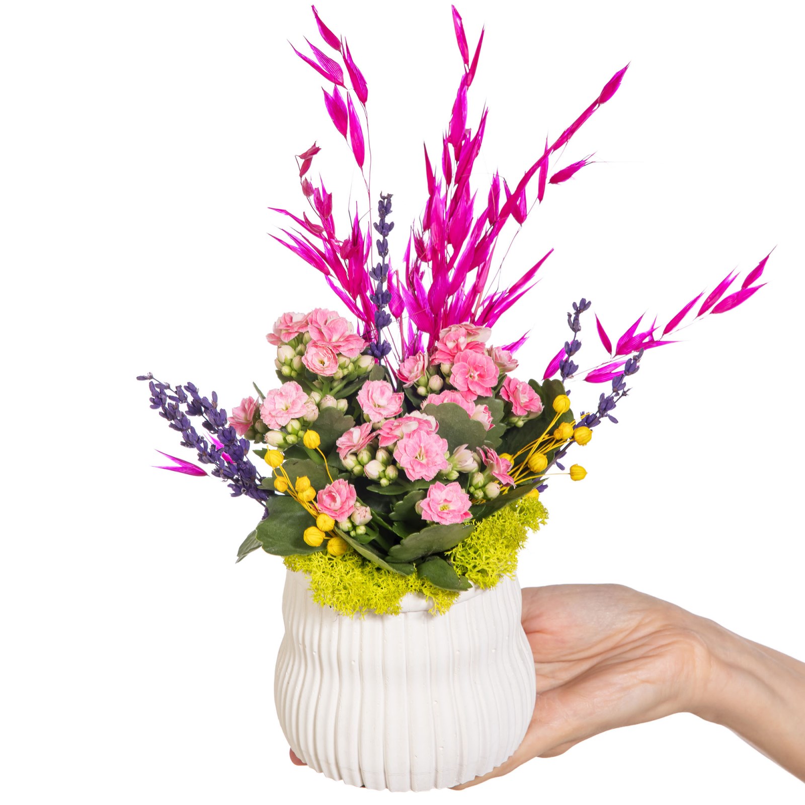 Pink Sprig Pembe Kalanşo Aranjmanı