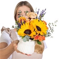 Sunny Teddy Ayıcıklı Ayçiçeği