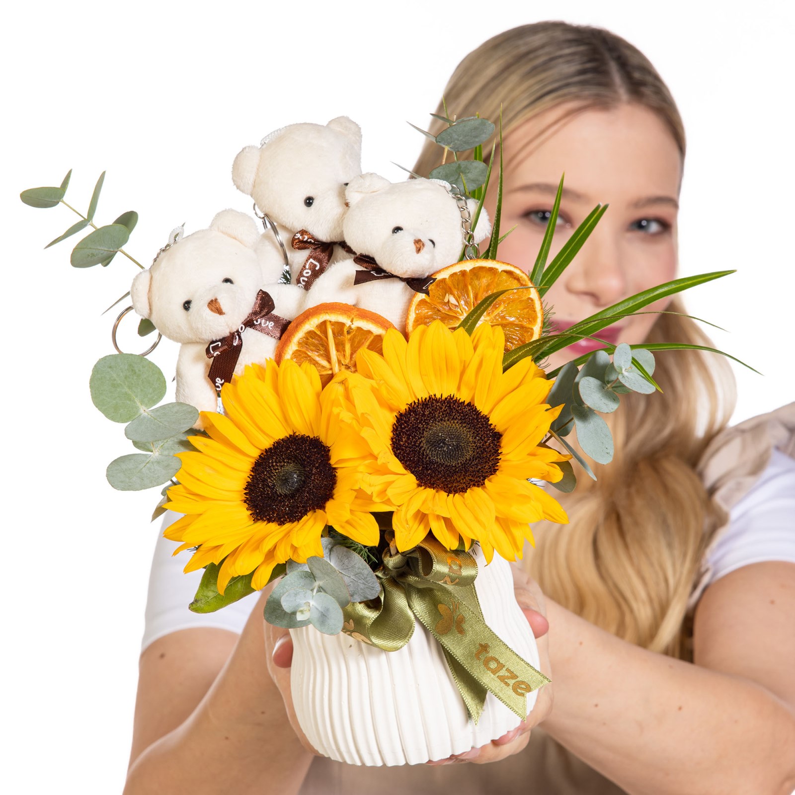 Sunny Hugs Ayıcıklı Ayçiçekleri