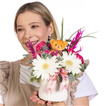 Sweet Wink Ayıcıklı Çiçek Neşesi