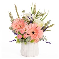 Peach Whisper Gerbera ve Güller