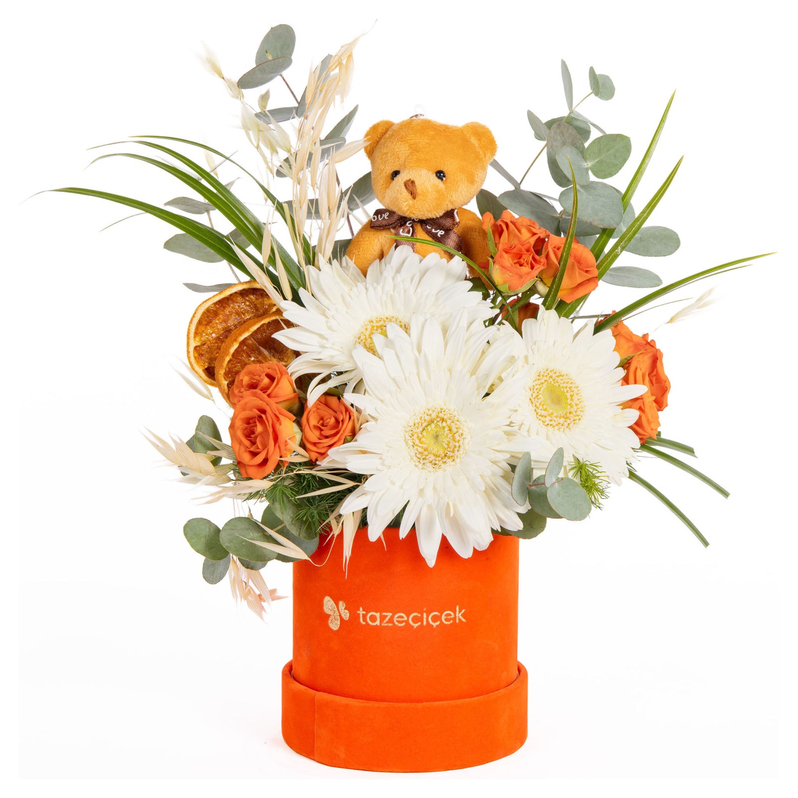 Citrus Teddy Gerbera ve Güller