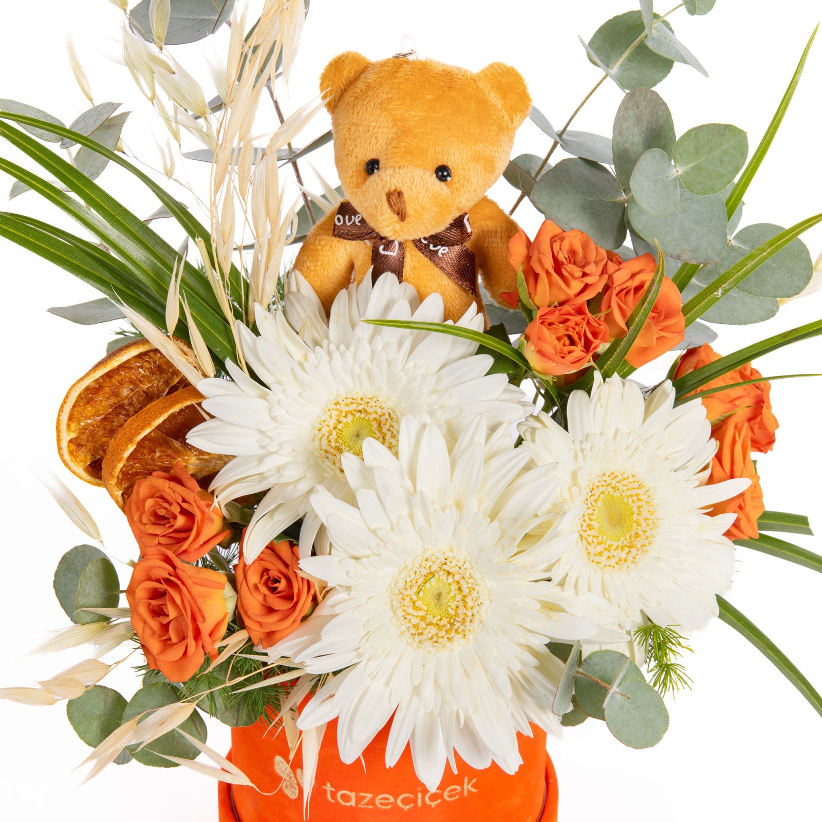 Citrus Teddy Gerbera ve Güller
