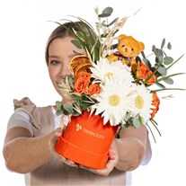 Citrus Teddy Gerbera ve Güller