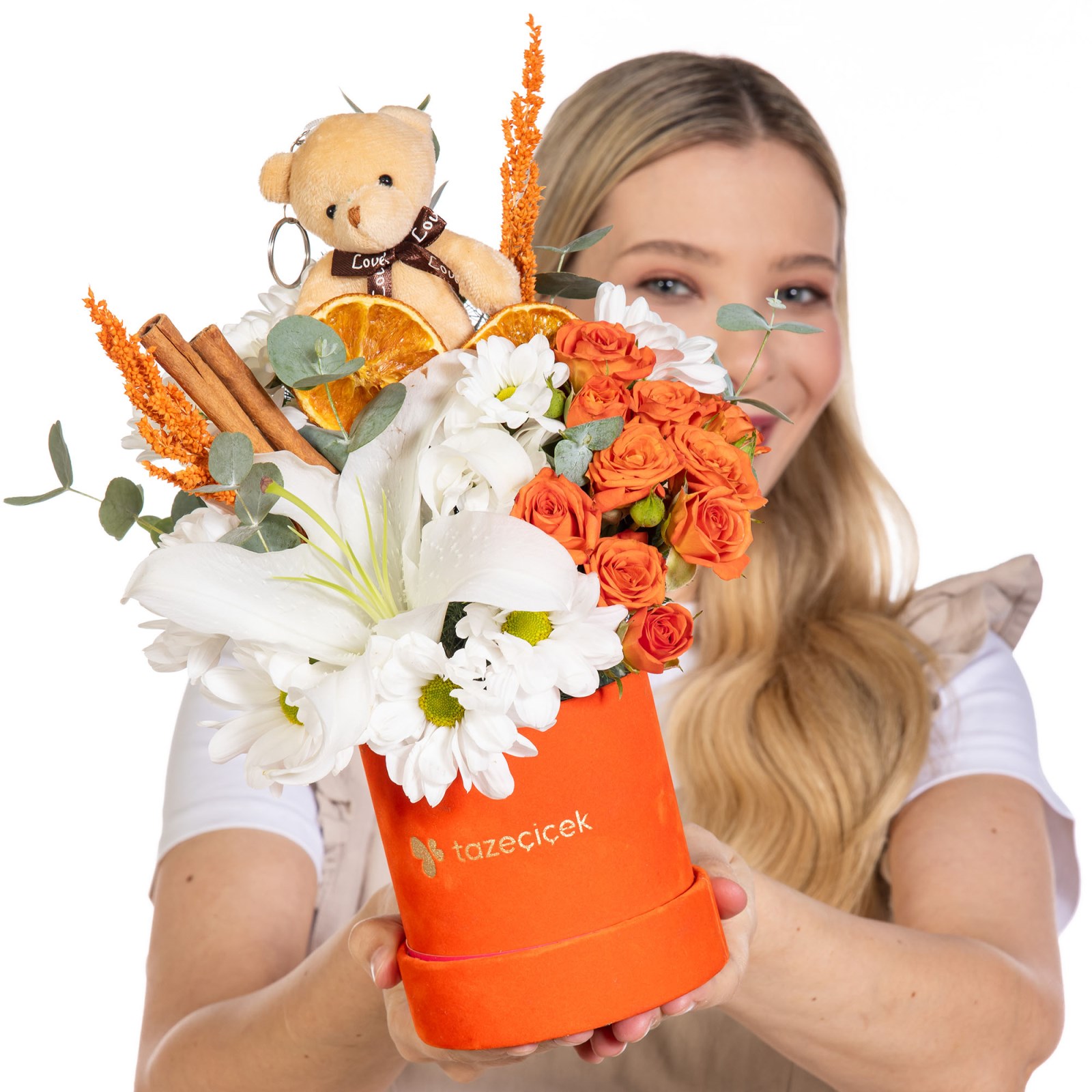 Citrus Hug Lilyum ve Güller