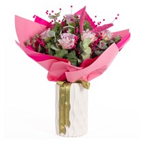 Lilac Surprise 5 Gül Buketi