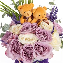 Lilac Treasure Ayıcıklı Gül Hazinesi