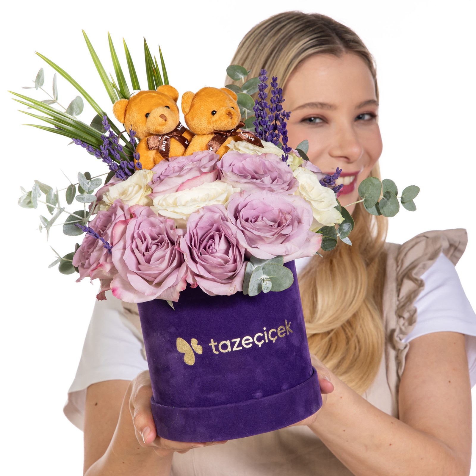 Lilac Treasure Ayıcıklı Gül Hazinesi