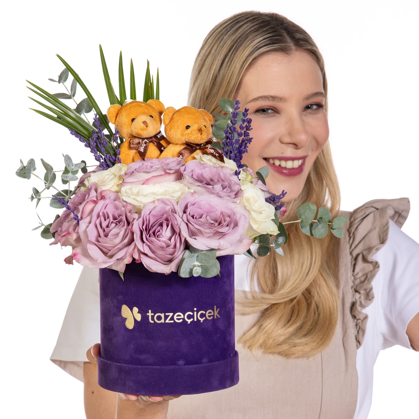 Lilac Treasure Ayıcıklı Gül Hazinesi