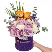 Lilac Treasure Ayıcıklı Gül Hazinesi