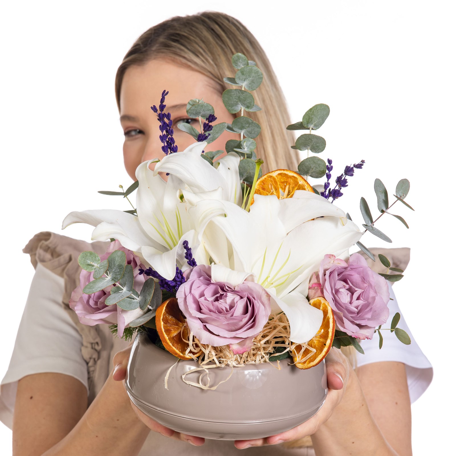 Lilac Pearl Lila Masal Aranjmanı