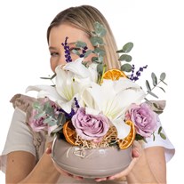 Lilac Pearl Lila Masal Aranjmanı