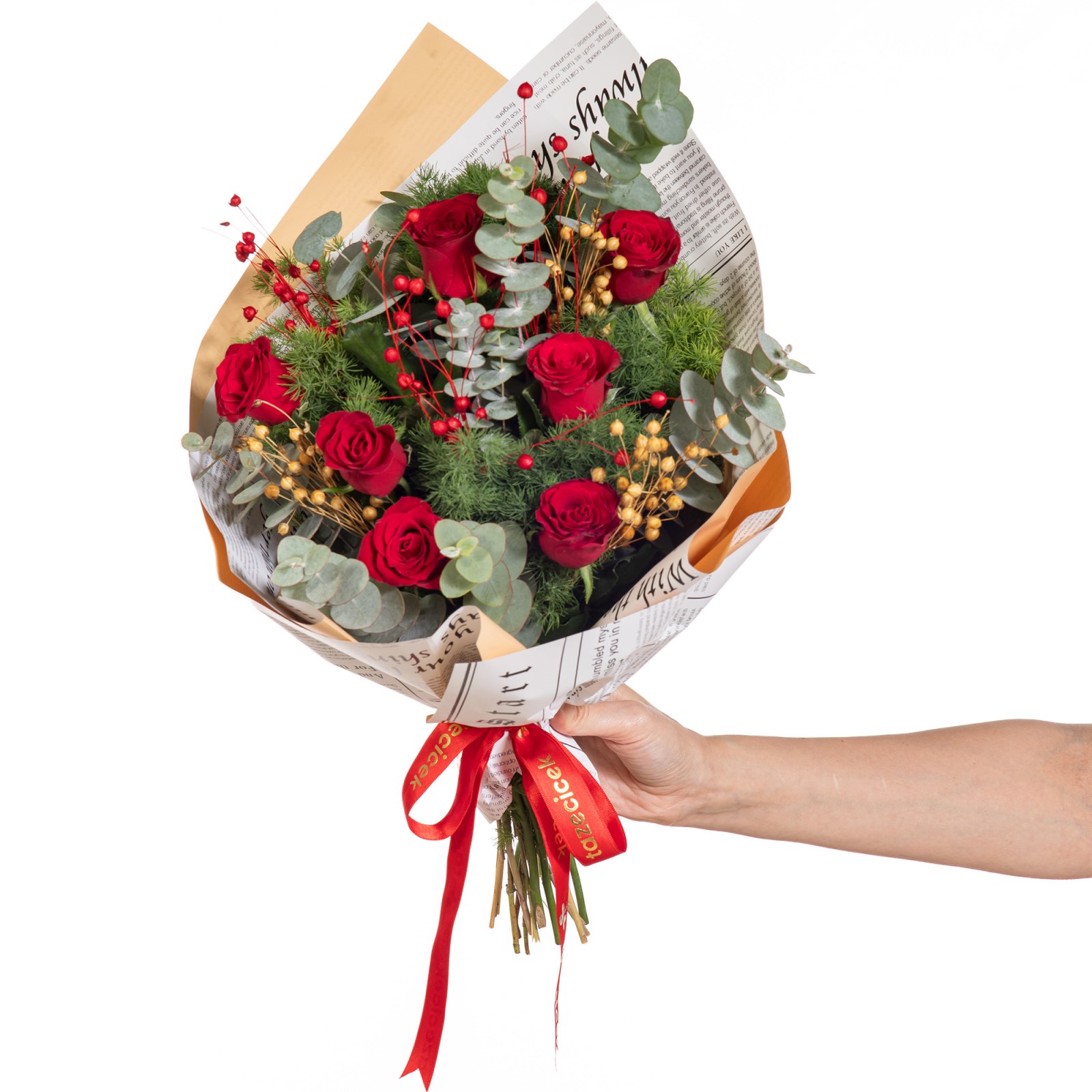 Cherry Promise Kırmızı Gül Buketi