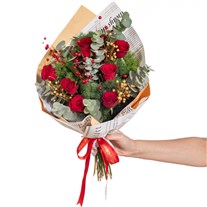 Cherry Promise Kırmızı Gül Buketi