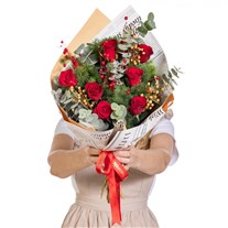 Cherry Promise Kırmızı Gül Buketi