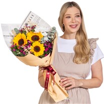 Sunflower Smile Ayçiçeği Buketi