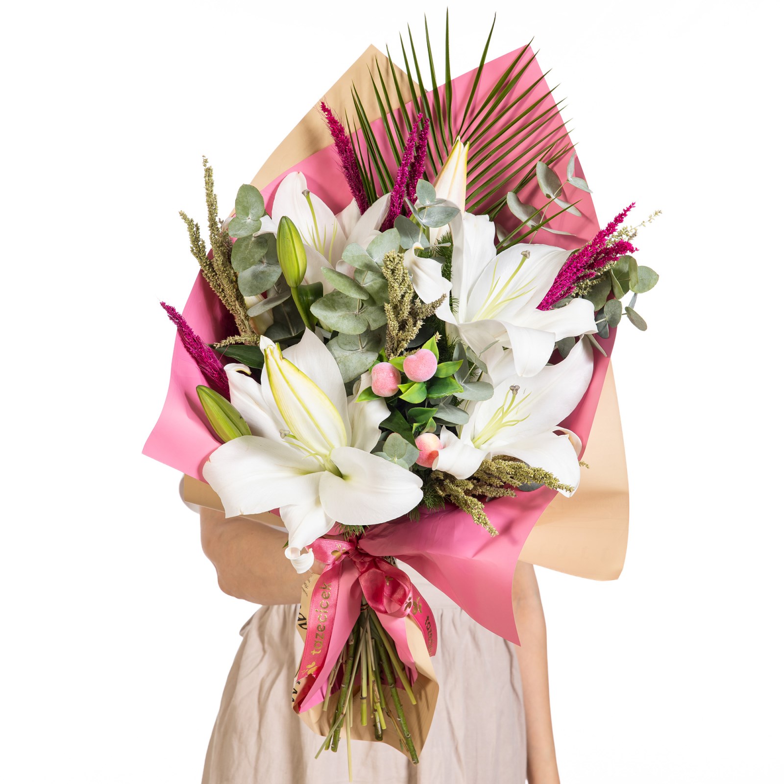 Pink Reverie Beyaz Lilyum Masalı