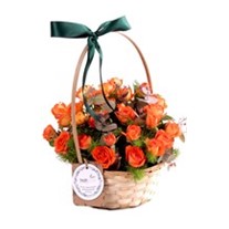Summer Time Roses Basket