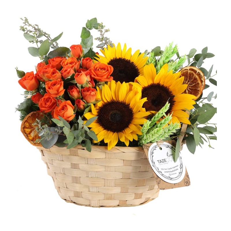 Sunflowers in the Basket