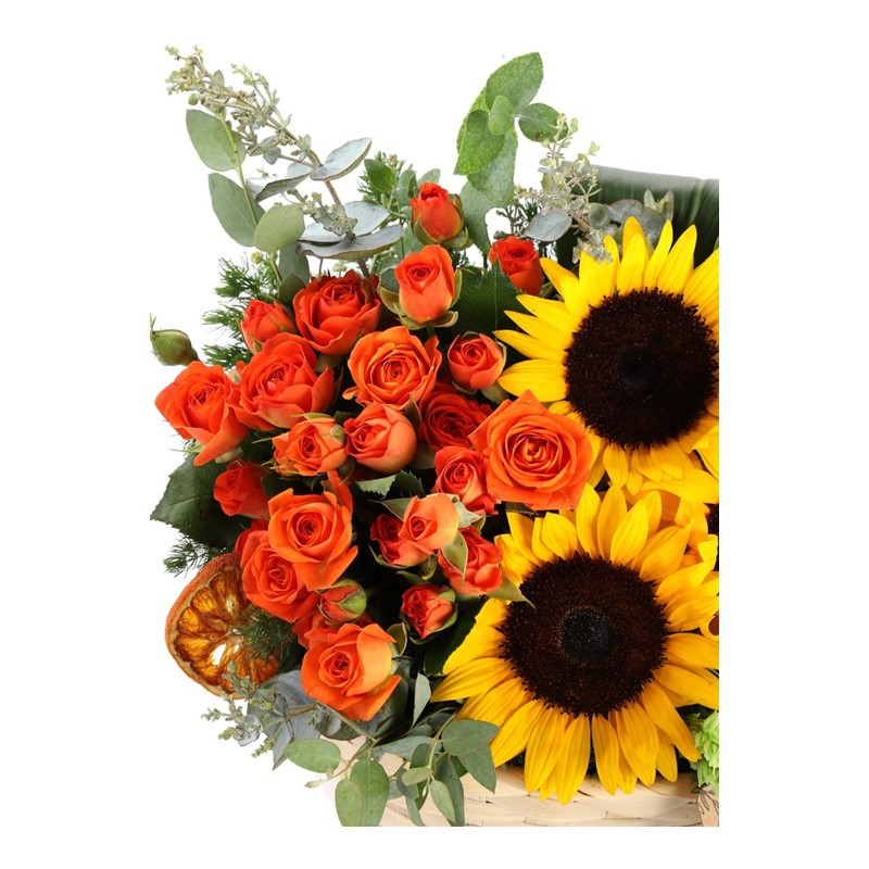 Sunflowers in the Basket