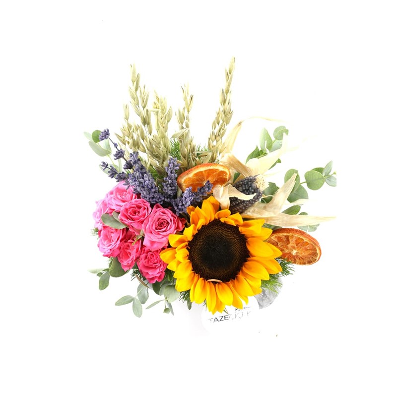 Pink & Summer Sunflower
