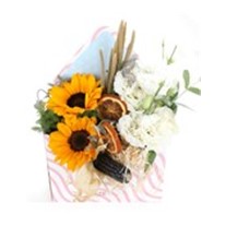 Letter Box & Full in Seasonal Flower