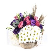 Basket with Wildflowers