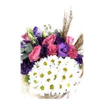 Basket with Wildflowers