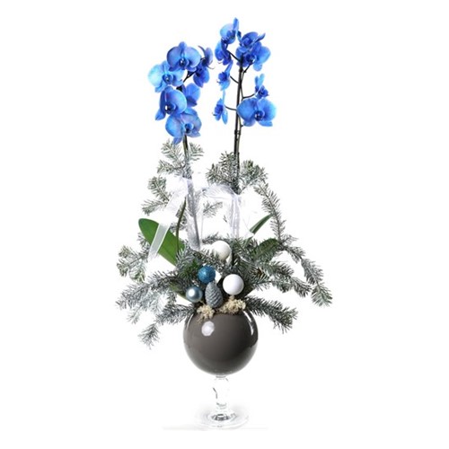 Blue New Year Decor