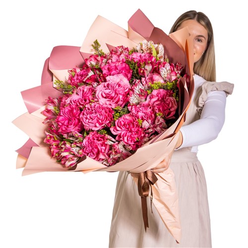 Bright Fuchsia Symphony Buketi