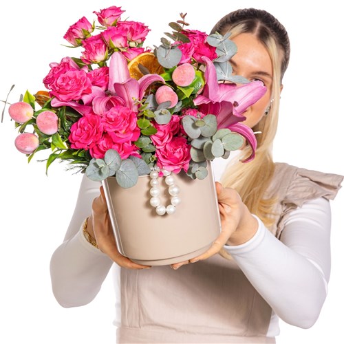 Candy Luxe Gül & Pembe Lilyum