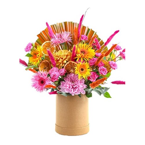 Colorful In Cream Box