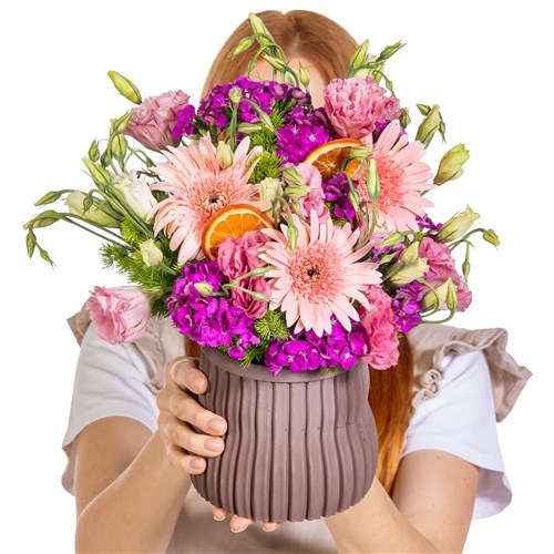 Coral Grace Gerbera Aranjmanı