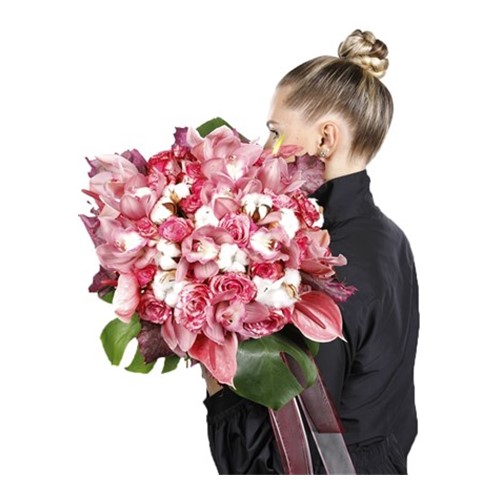 Deluxe Bouquet & Cotton On Flower