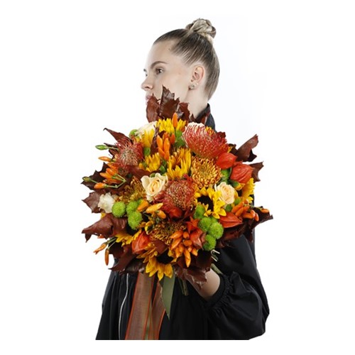 Deluxe Bouquet & Orange Everywhere