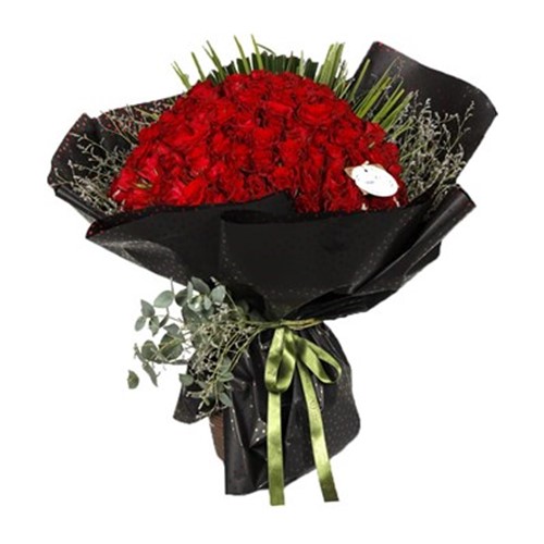 Exotic 150 Kırmızı Gül Buketi