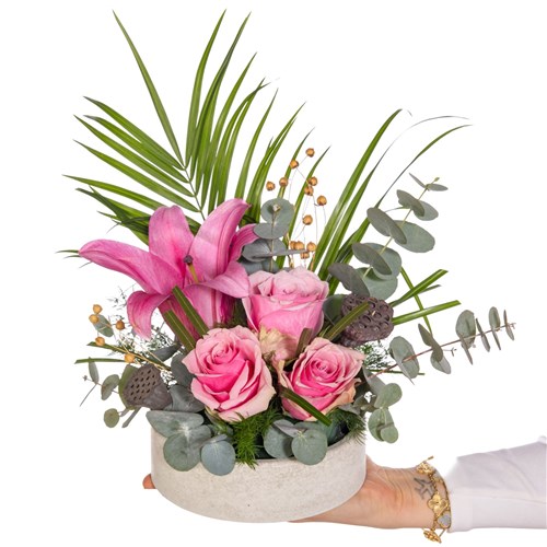 Exotic Rose Lilyum Aranjmanı