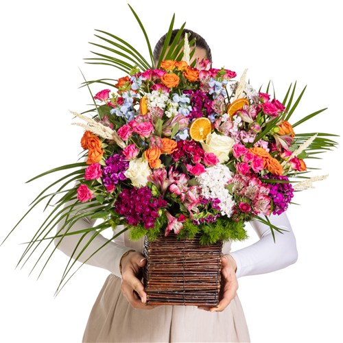 Floral Symphony Premium Basket