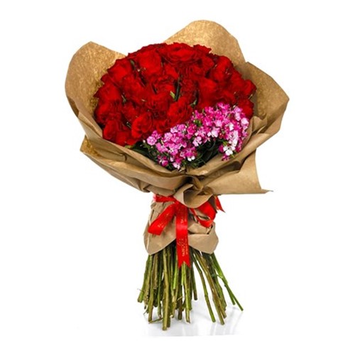 Fragrant 50 Red Roses Buketi