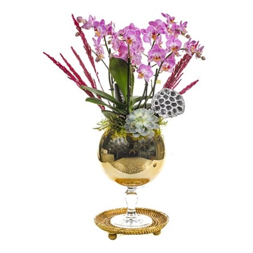 Gold Design Orchid