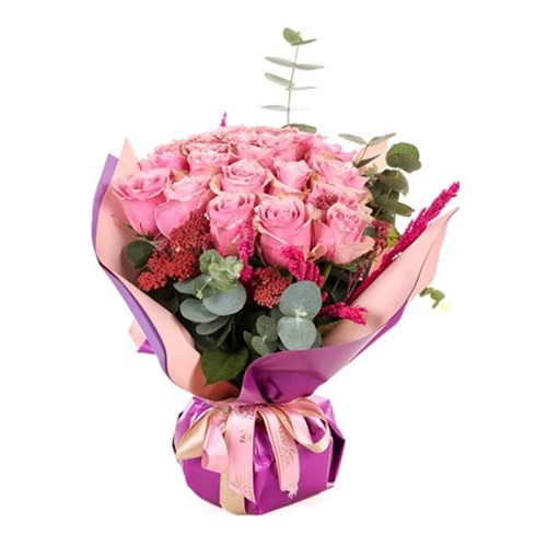 Graceful Luxe Pembe Gül Buketi