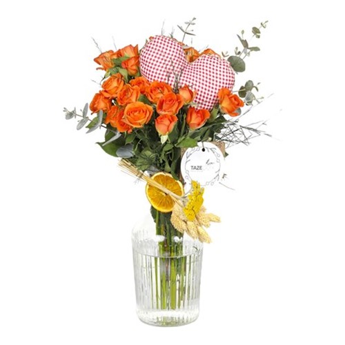 Graceful Orange Roses