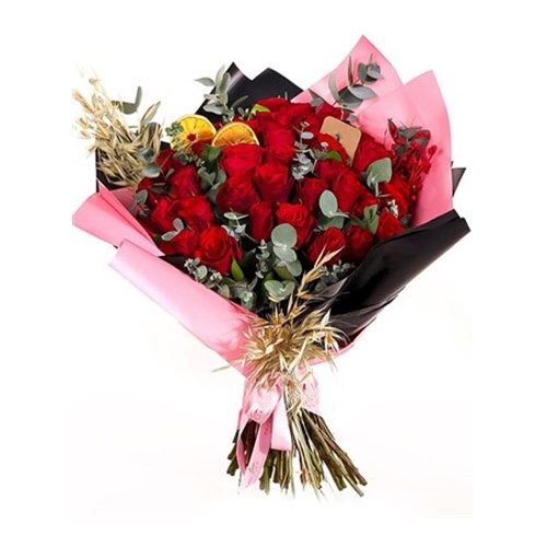 Heart to Heart 41 Kırmızı Gül Buketi
