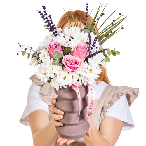 Lavender Rosy Papatyalar